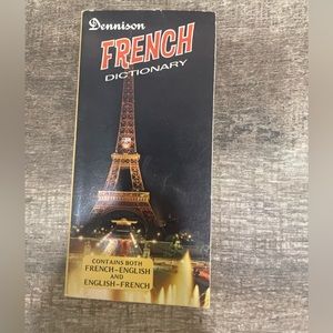 Vintage Dennison French Dictionary 1968